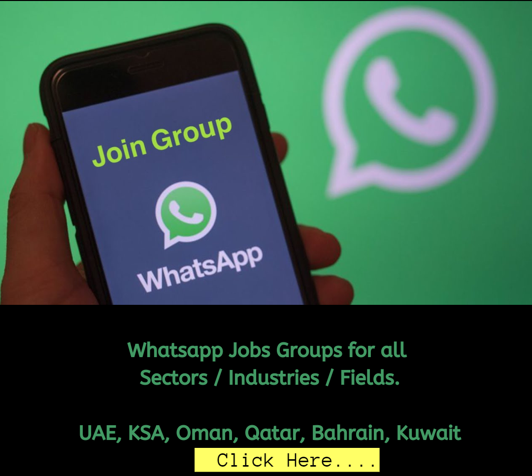 Dubai, Abu Dhabi, UAE, Middle East Whatsapp Jobs Groups, Join for Free