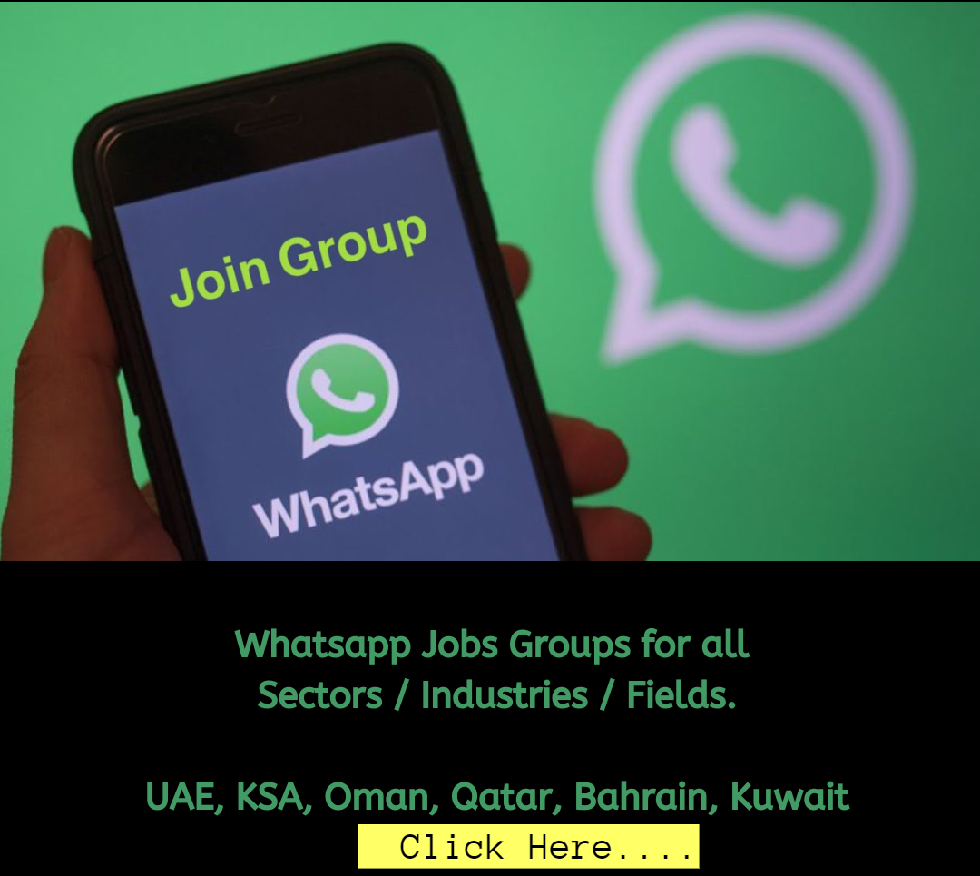 UAE Whatsapp Jobs Groups, Join for Free