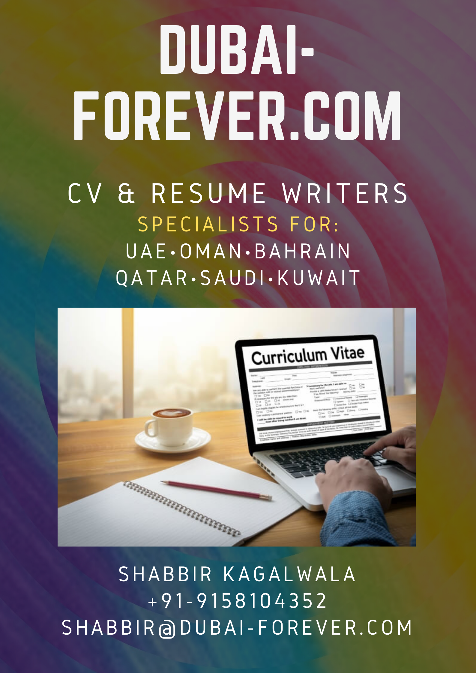 resume writing service, www.dubai-forever.com advertisement image 1