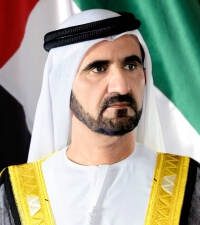 Sheikh Mohammed Bin Rashid Al Maktoum Vice President and Prime Minister of UAE and Ruler of Dubai