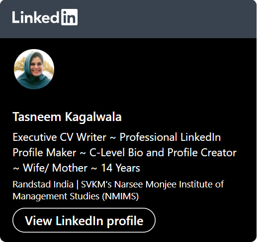 Tasneem LinkedIn Profile URL